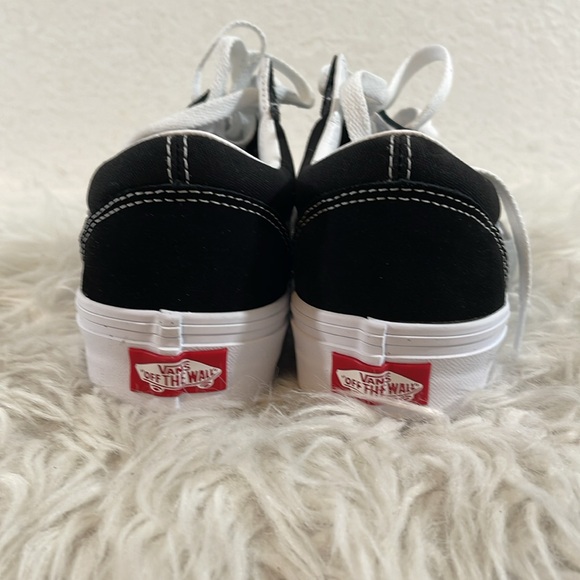 VANS OLD SKOOL 'BOLT BLACK/SILVER GLITTER UNISEX SIDEWALL BLACK' UNISEX MSRP $90 - Picture 6 of 14